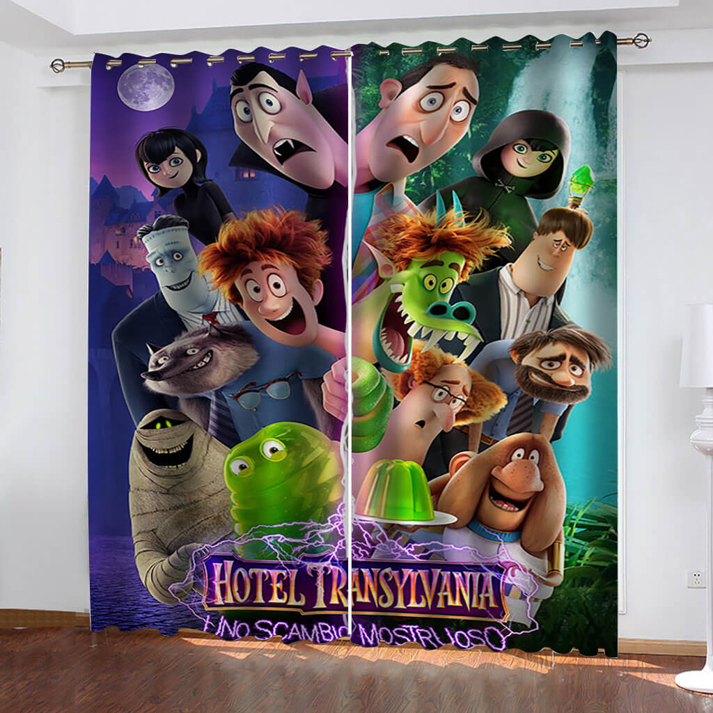 Hotel Transylvania 4 Transformania Curtains Blackout Window Drapes