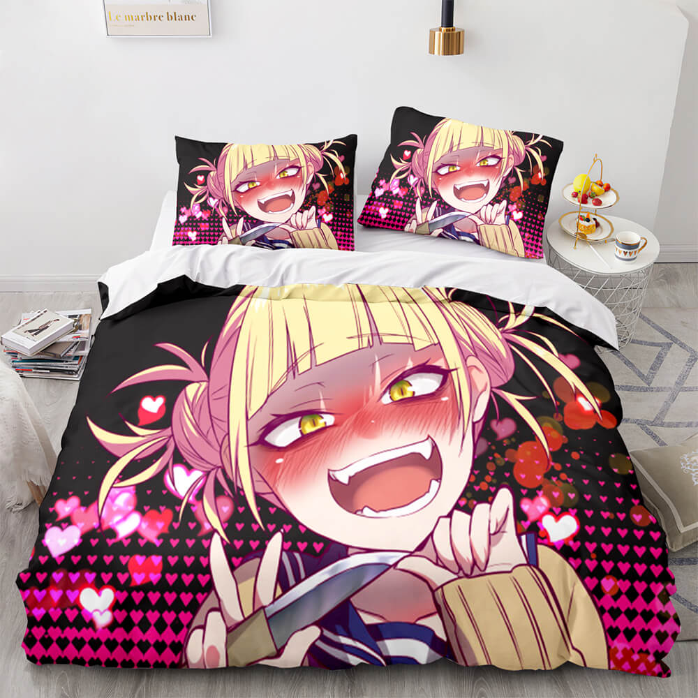 Japan Anime My Hero Academia Bedding Set Cosplay Duvet Cover Bed Sets