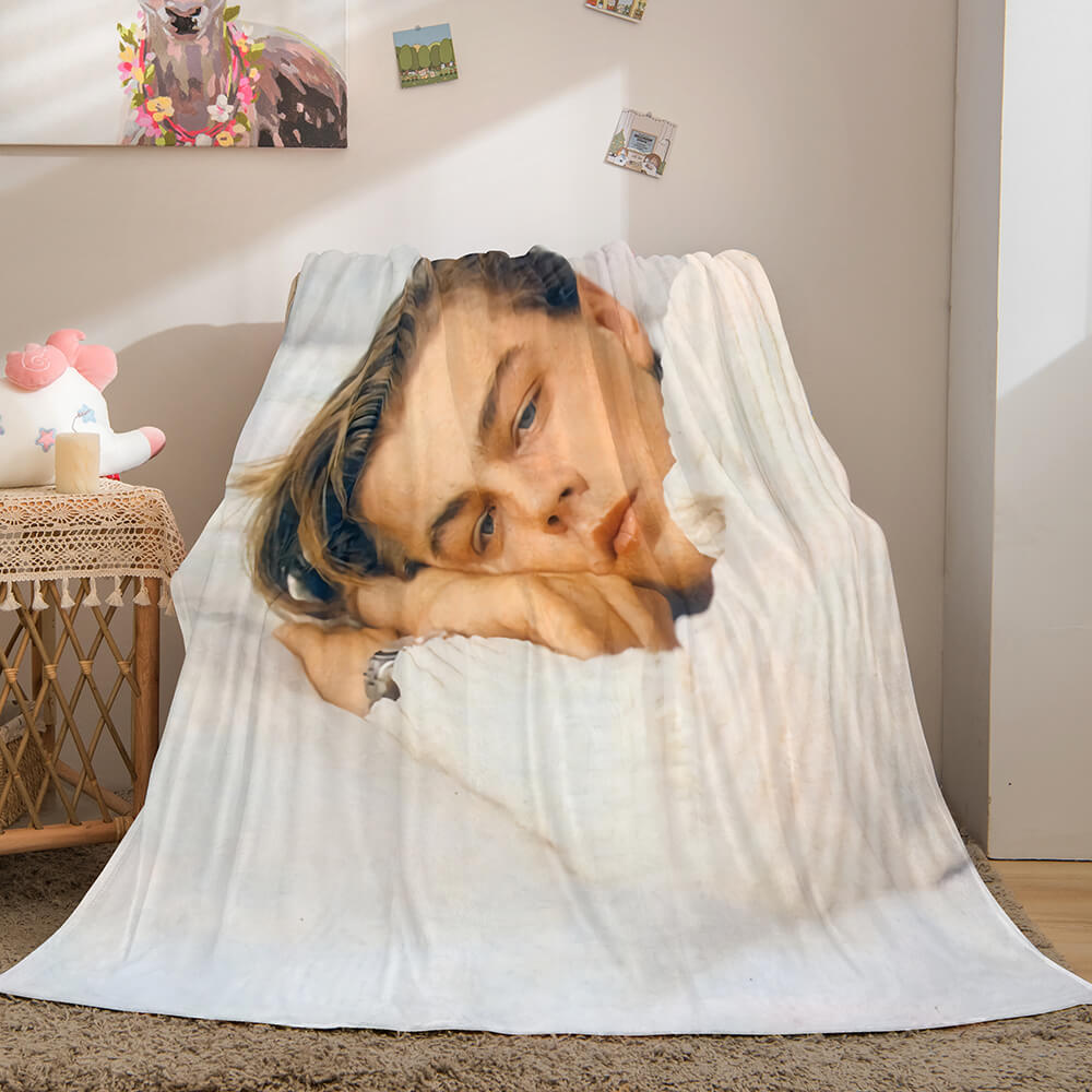 Leonardo DiCaprio Flannel Fleece Blanket Throw Cosplay Quilt Blanket