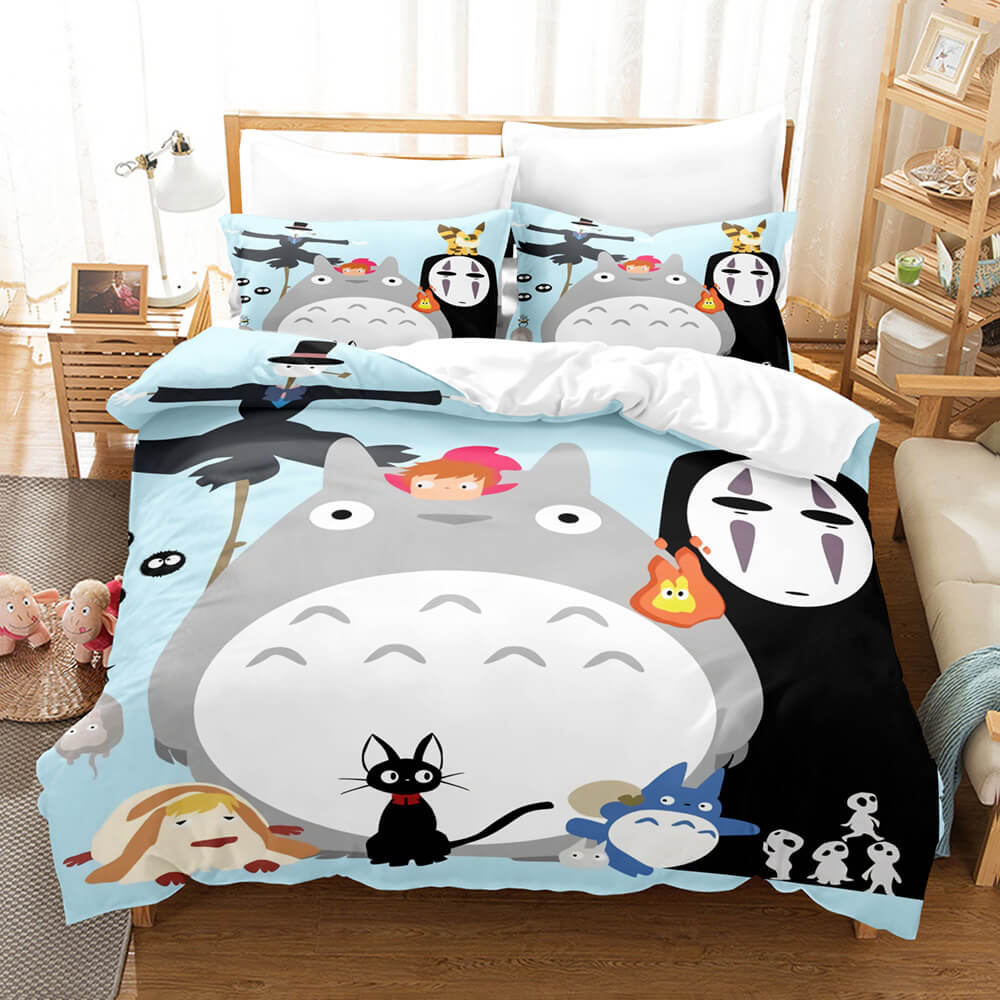 MY NEIGHBOR TOTORO Kids Bedding Set UK Duvet Cover Quilt Bed Sets