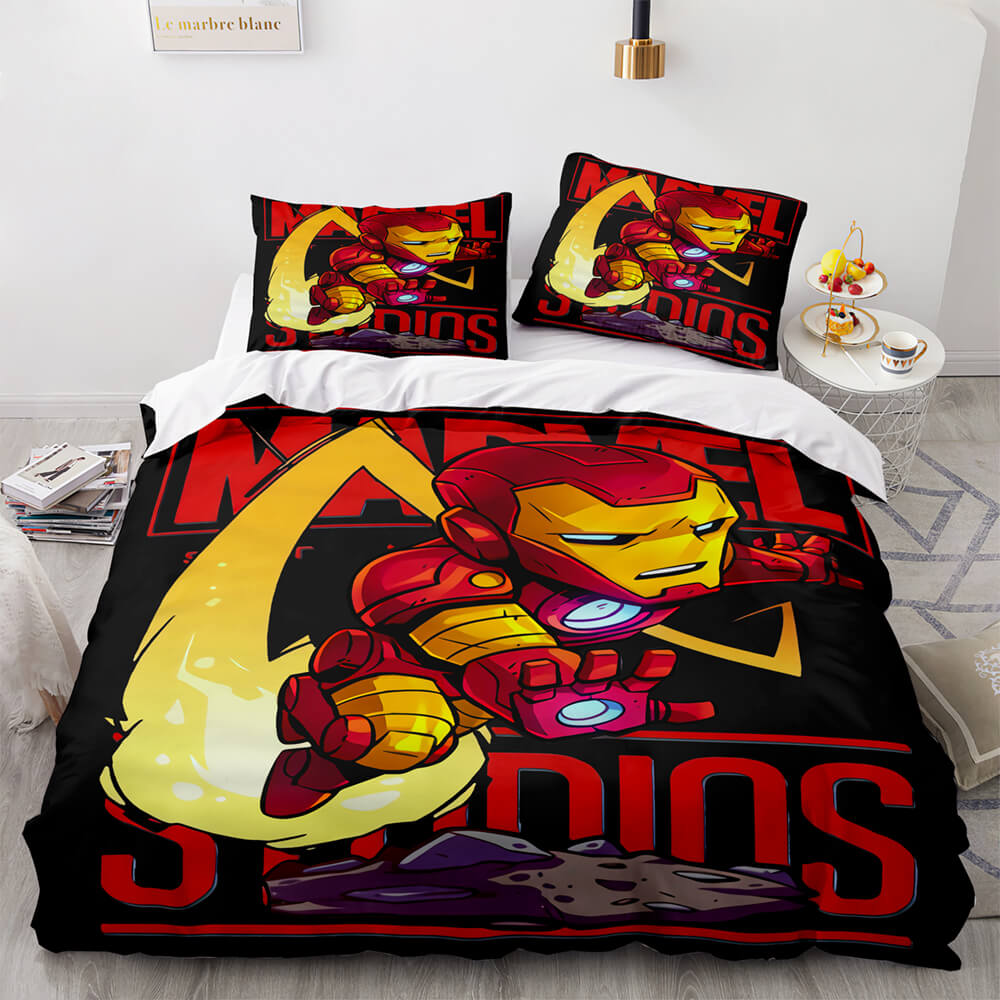 Marvel Studios Comics Avengers Cosplay Bedding Set Duvet Cover Bed Sets