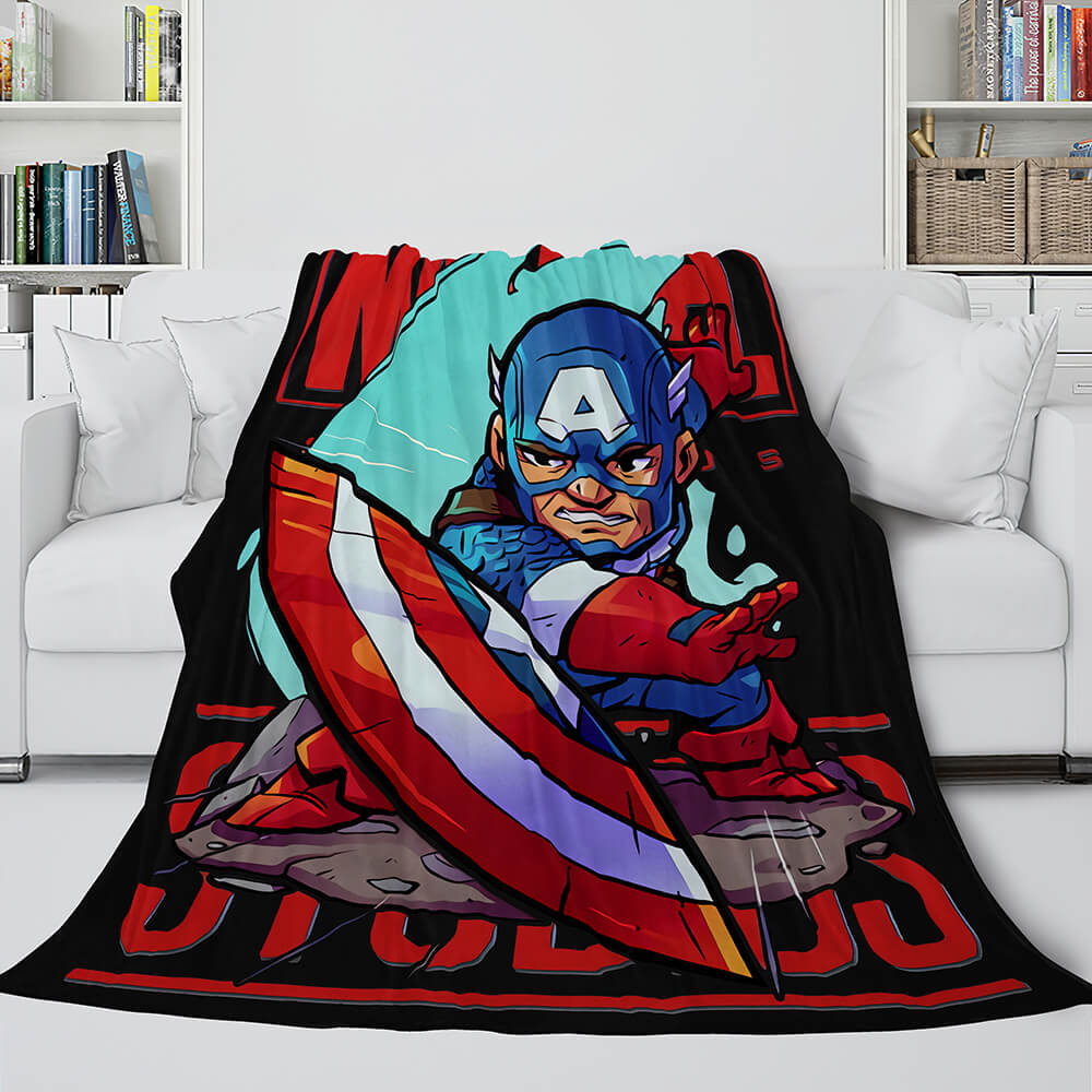 Marvel Studios Flannel Fleece Blanket Throw Cosplay Shawl Wrap Nap Quilt