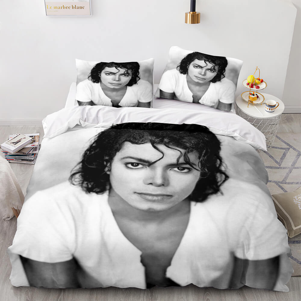 Michael Jackson Cosplay Bedding Set Quilt Duvet Covers Bed Sets