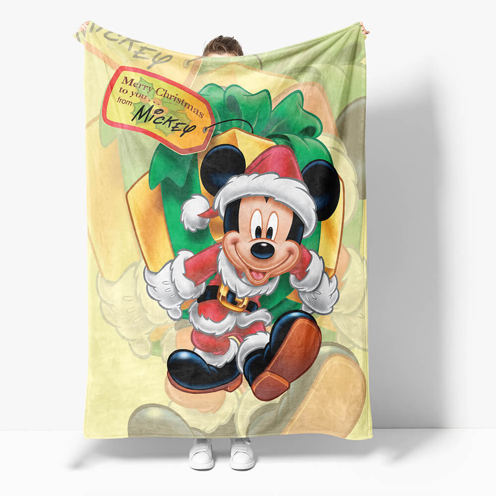 Mickey Minnie Mouse Cosplay Flannel Fleece Blanket Quilt Wrap Blankets