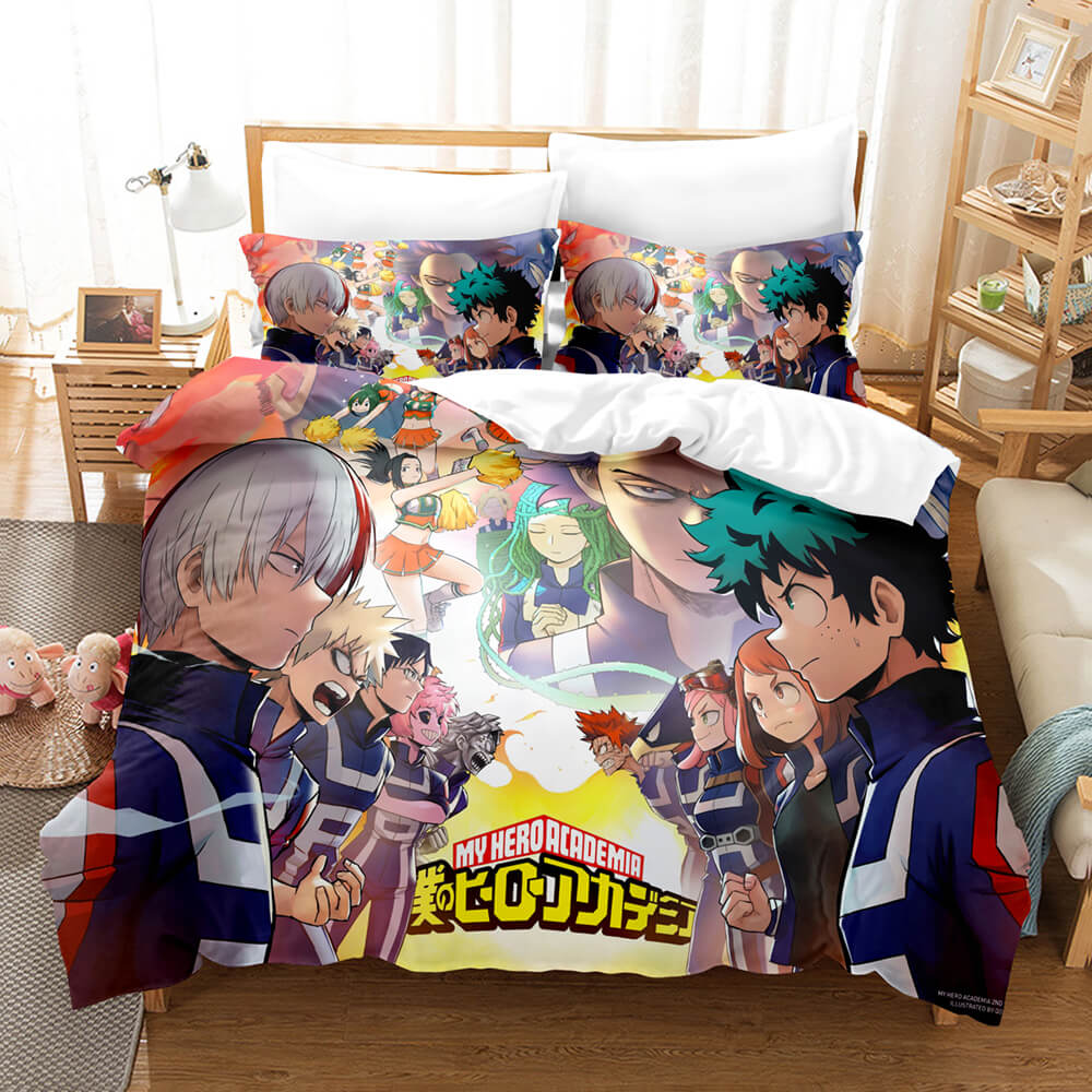 My Hero Academia Cosplay UK Bedding Set Duvet Cover Bed Sheets Sets