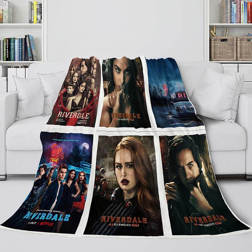 RIVERDALE Cosplay Blanket Flannel Fleece Blanket Quilt Throw Blankets