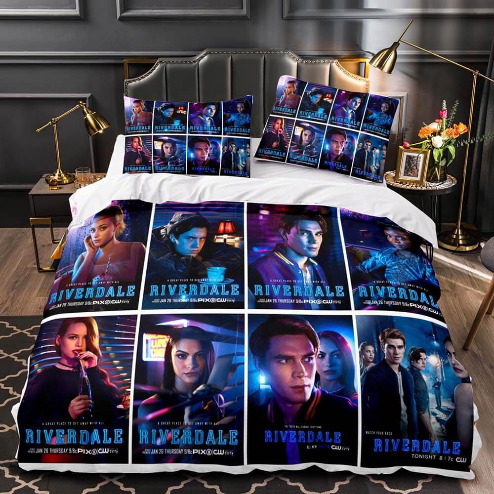 Riverdale Cosplay UK Bedding Set Duvet Covers Quilt Bed Sheets Sets