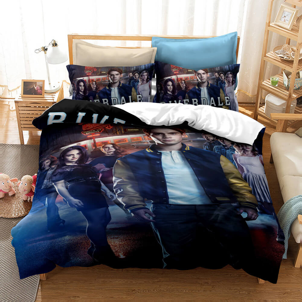 Riverdale TV Cosplay UK Bedding Set Quilt Duvet Cover Bed Sheets Sets