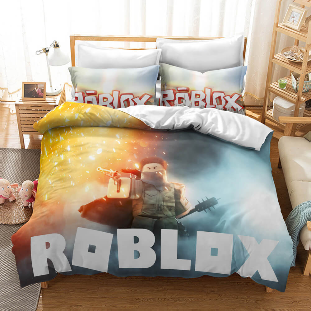 Roblox Cosplay Kids Bedding Set Quilt Duvet Covers Bed Sheets Sets