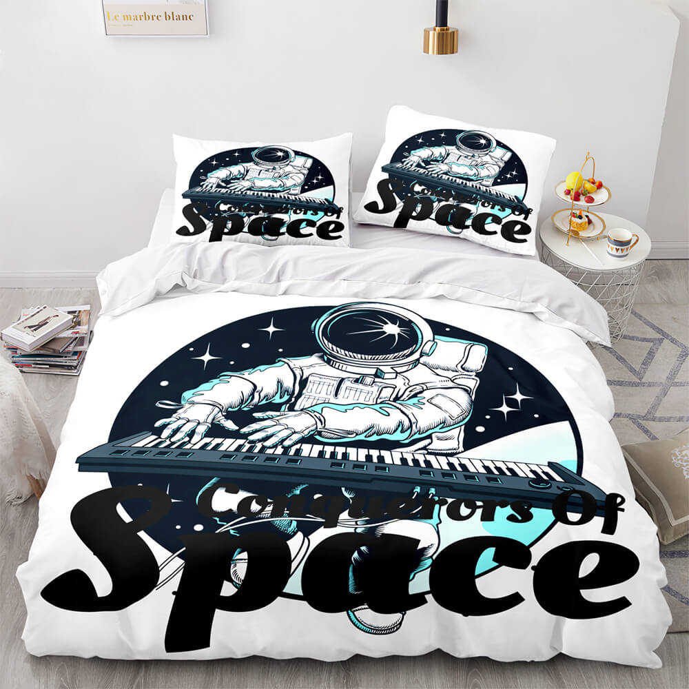 Space Astronaut Cosplay UK Bedding Set Duvet Cover Bed Sheets Sets