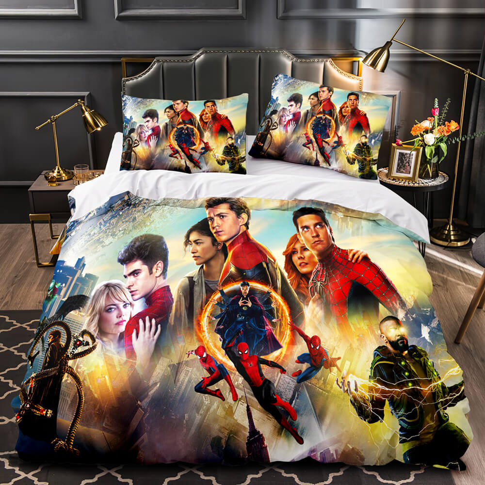 Spider-Man No Way Home Cosplay Bedding Set Without Filler