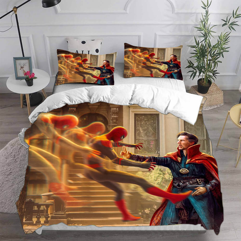 Spider-Man: No Way Home Cosplay UK Bedding Set Duvet Covers Bed Sets