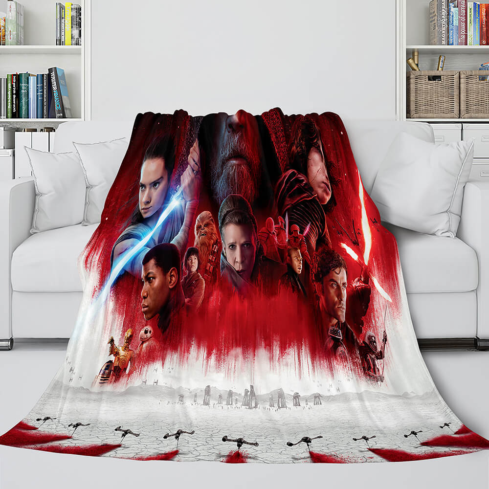 Star Wars Cosplay Flannel Fleece Blanket Throw Wrap Nap Quilt Blanket