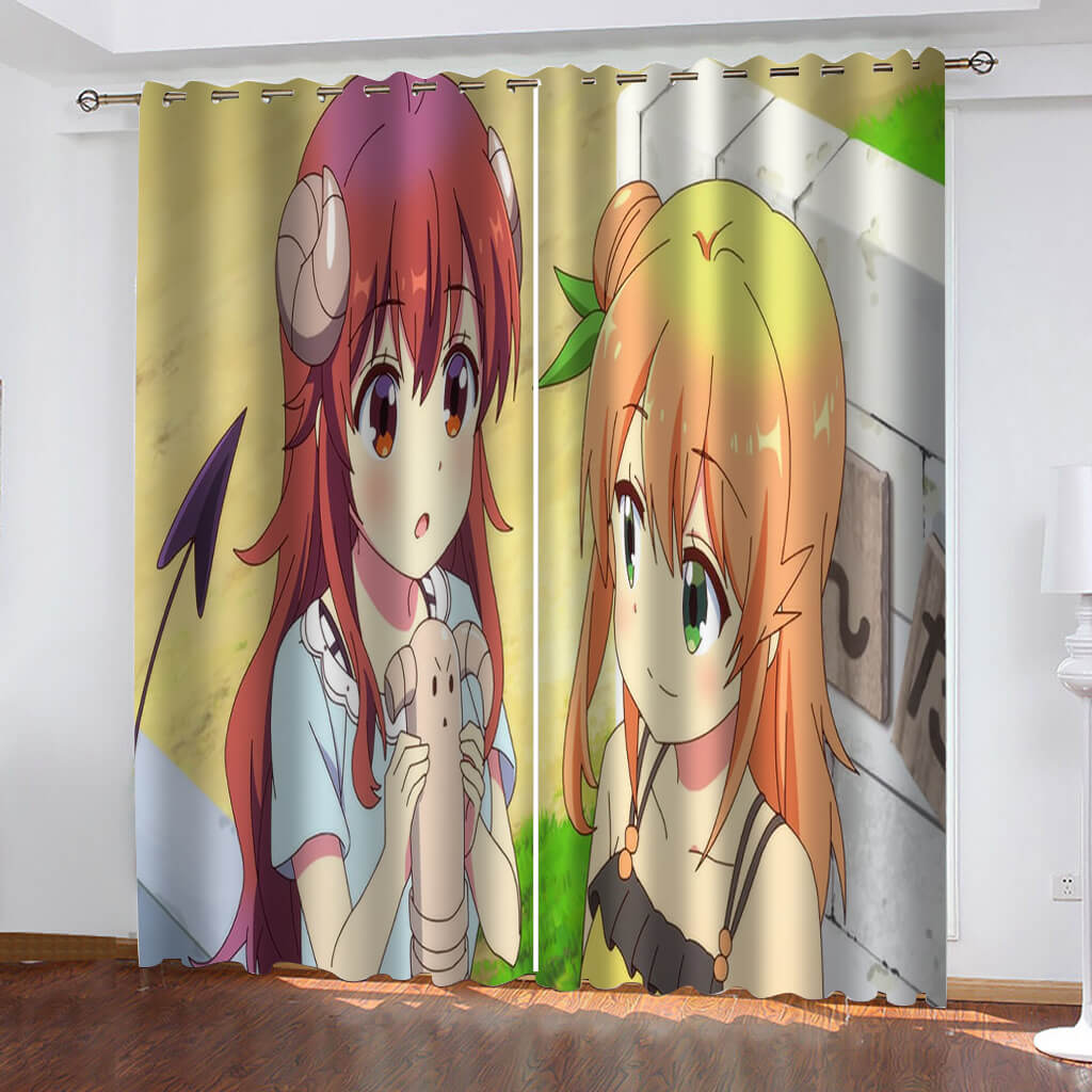 The Demon Girl Next Door 2nd Season Curtains Blackout Window Drapes