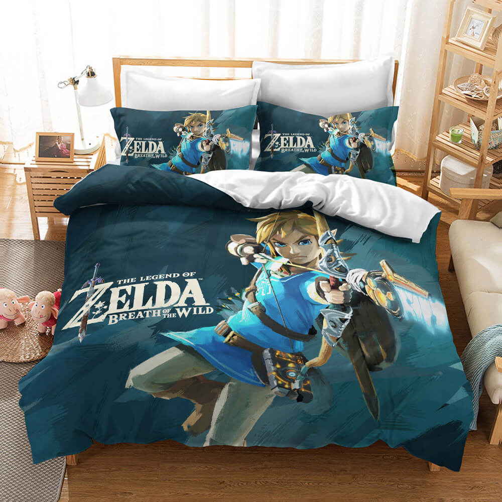 The Legend of Zelda Cosplay UK Bedding Set Duvet Cover Bed Sheets Sets