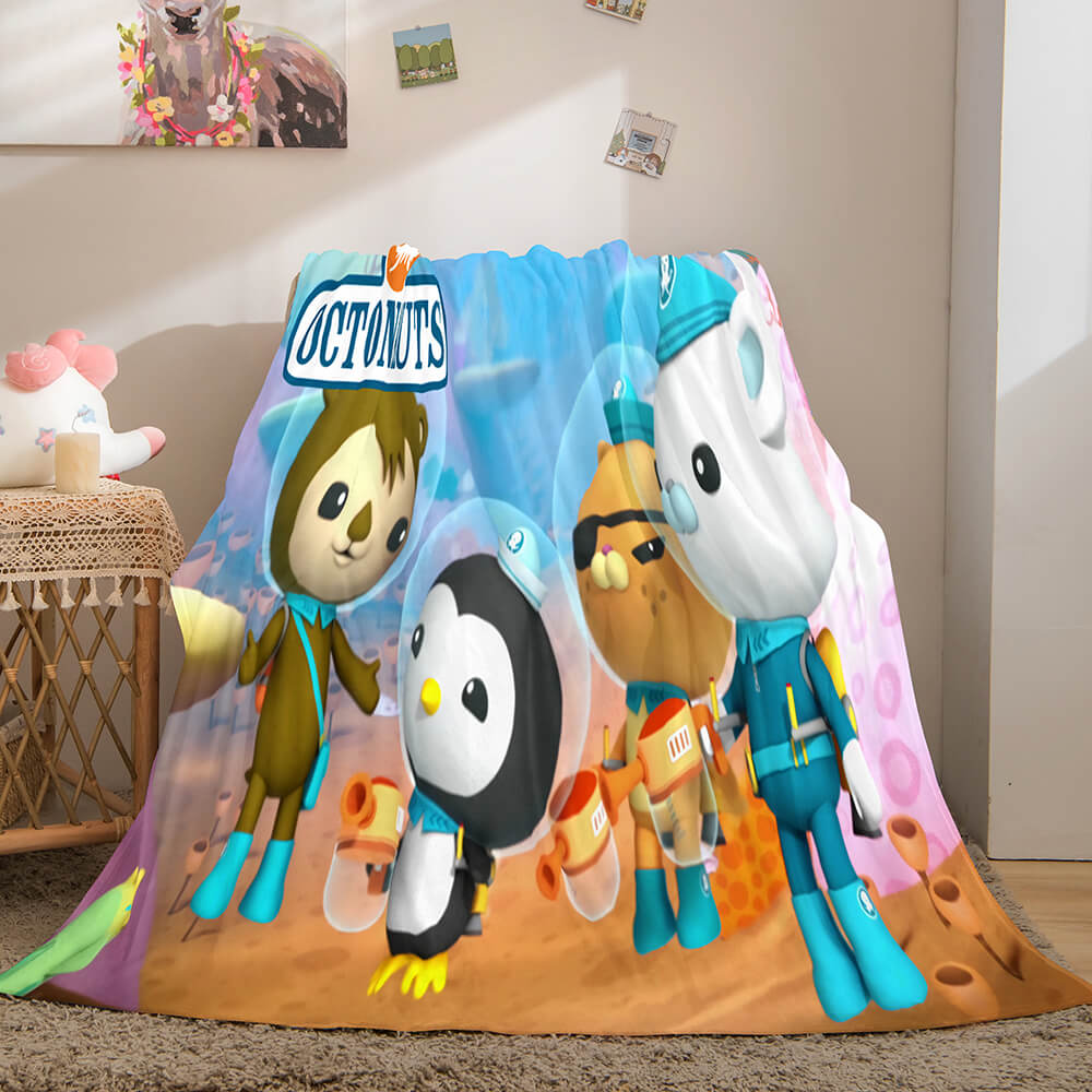 The Octonauts Flannel Fleece Blanket Caroset Throw Quilt Blankets