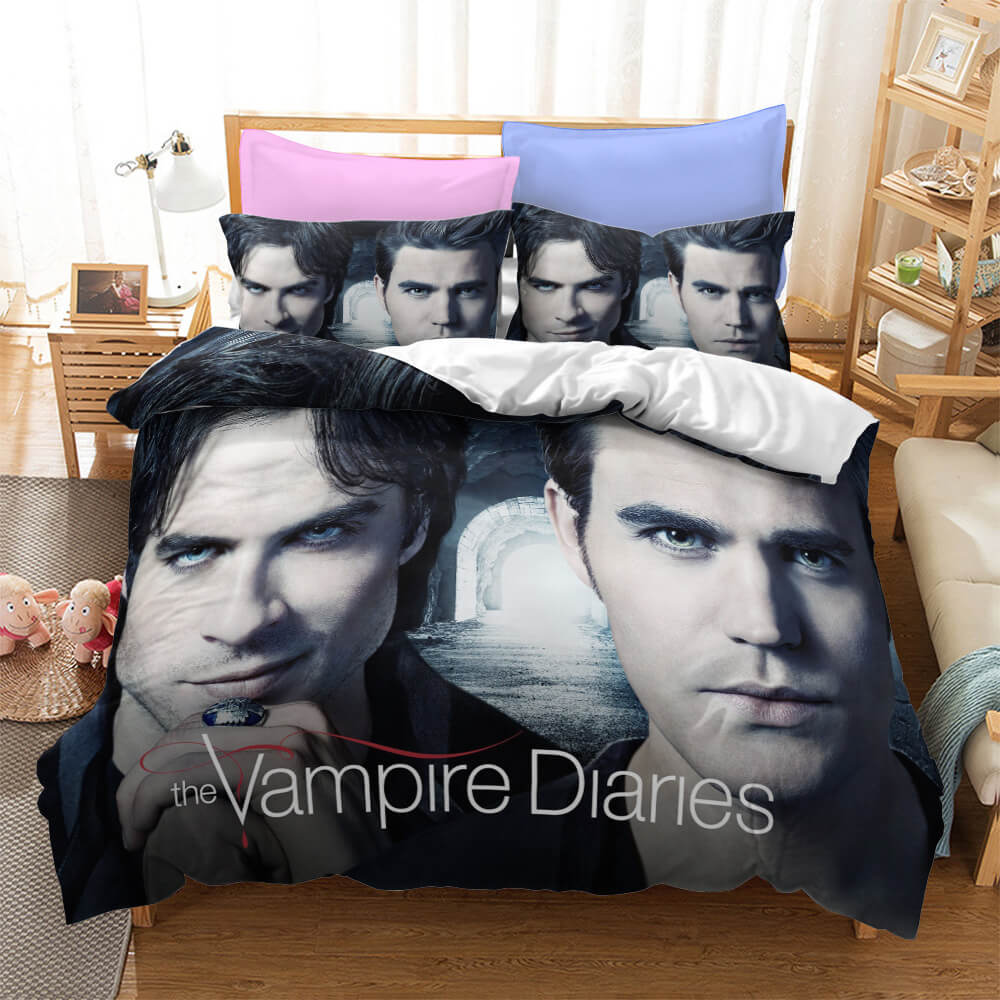 The Vampire Diaries Cosplay UK Bedding Set Duvet Quilt Covers Bed Sets