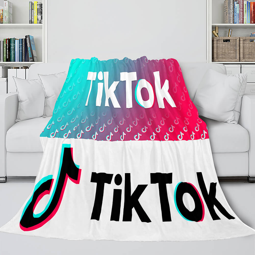 TikTok Cosplay Blanket Tik Tok Flannel Fleece Blanket Throw Blankets