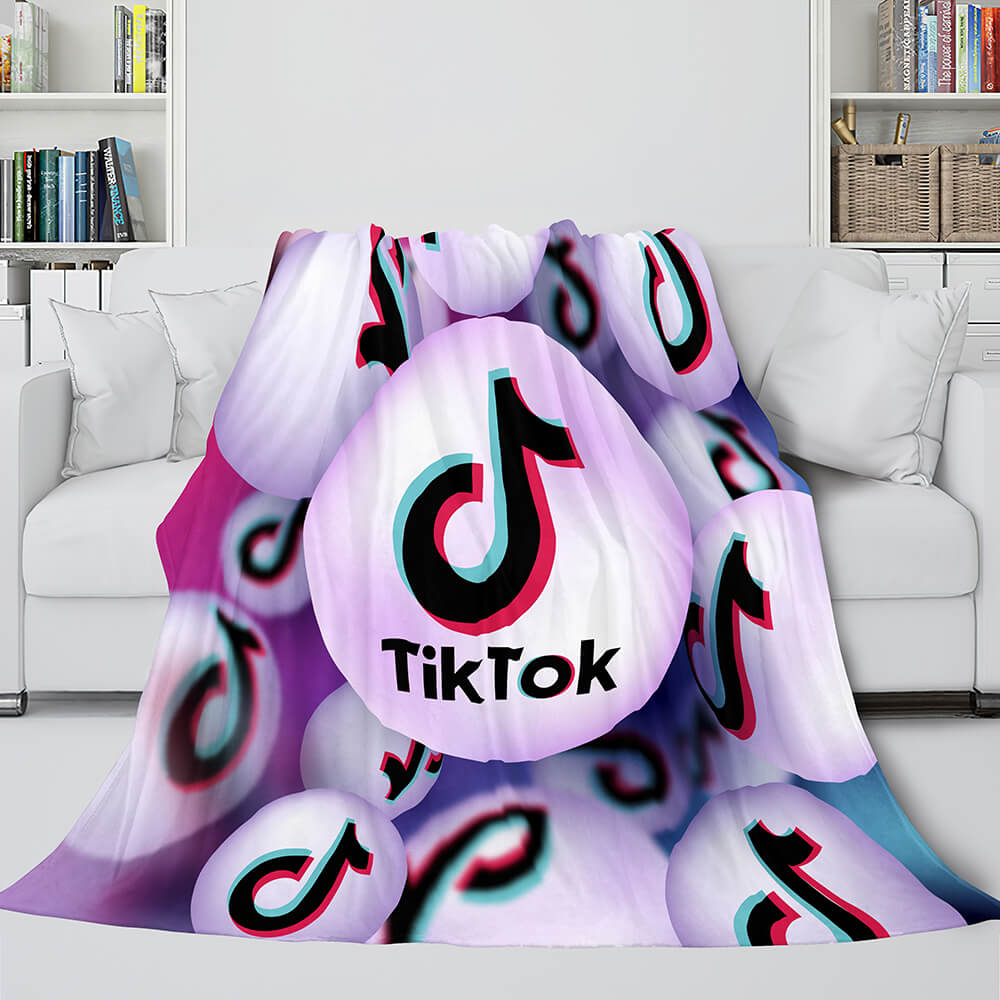 TikTok UK Blanket Tik Tok Flannel Fleece Throw Cosplay Blankets