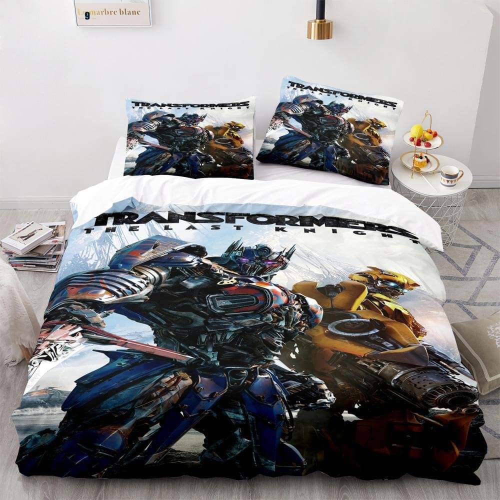 Transformers Optimus Prime Kids Bedding Set Quilt Duvet Cover Bed Sets