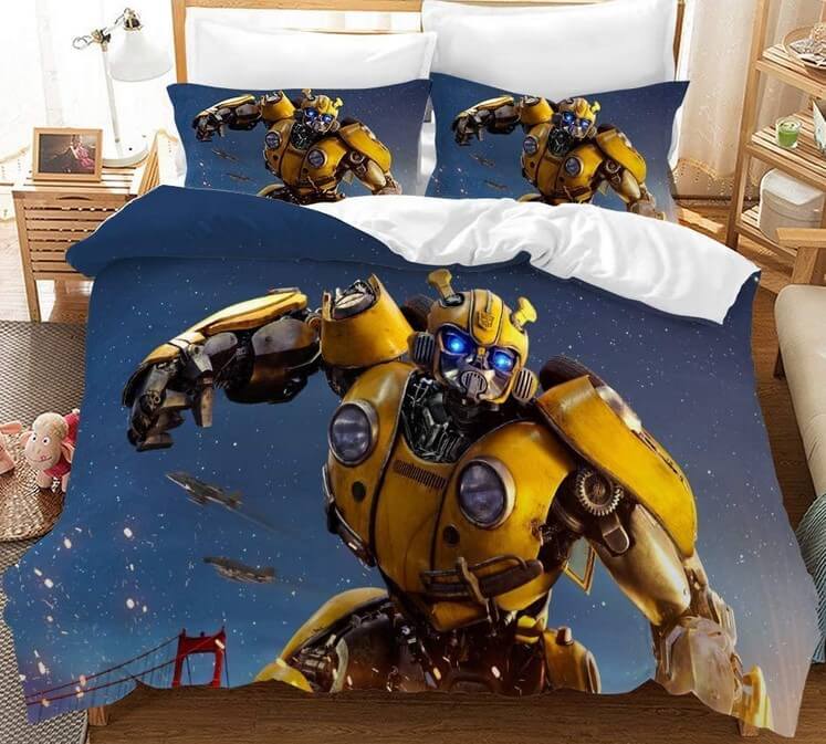 Transformers Optimus Prime Cosplay Bedding Set Duvet Cover Bed Sets