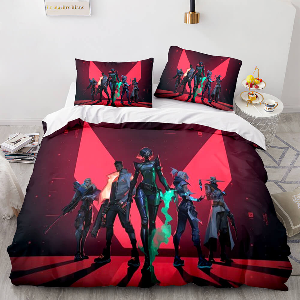 VALORANT Bedding Set Cosplay Duvet Cover Bed Sheet Sets