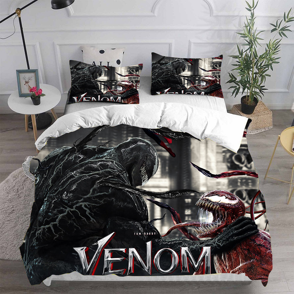 Venom 2 Let There Be Carnage Cosplay Bedding Set Duvet Covers Bed Sets