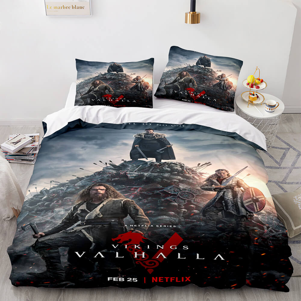 Vikings Valhalla Rising Bedding Set Duvet Cover Quilt Bed Sets