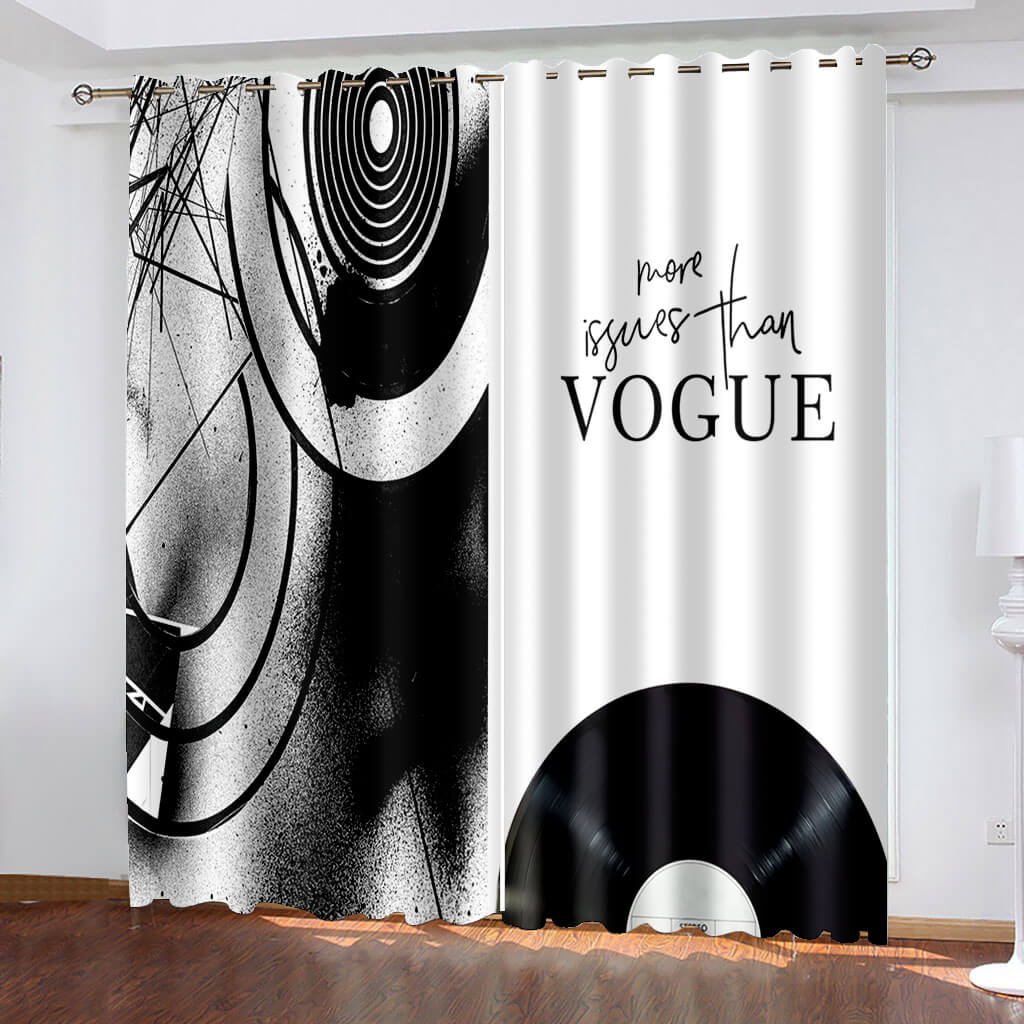 Vogue Pattern Curtains Blackout Window Treatments Drapes for Room Decor