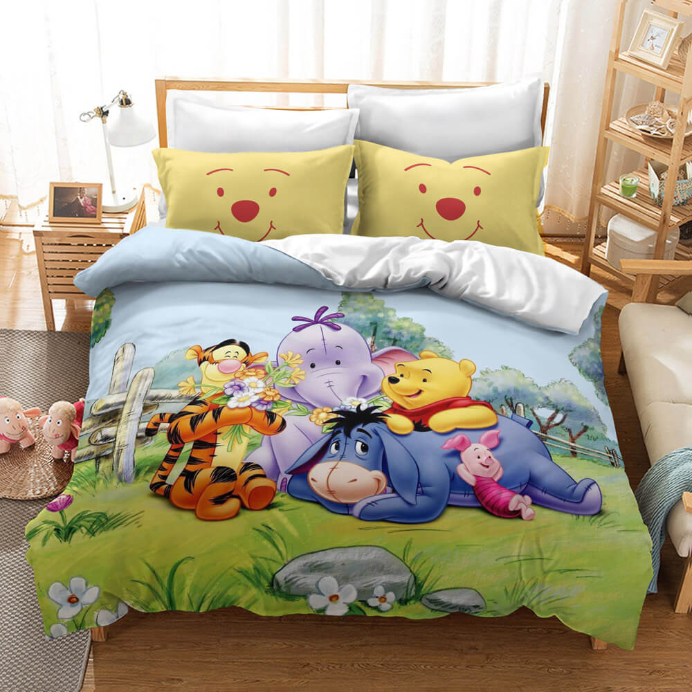Winnie the Pooh and Tigger Too Bedding Set Quilt Cover Without Filler