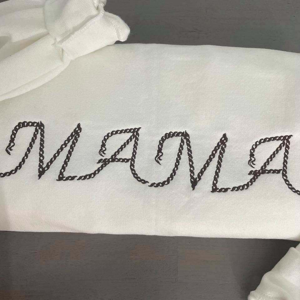 Mama Embroidered Sweatshirt