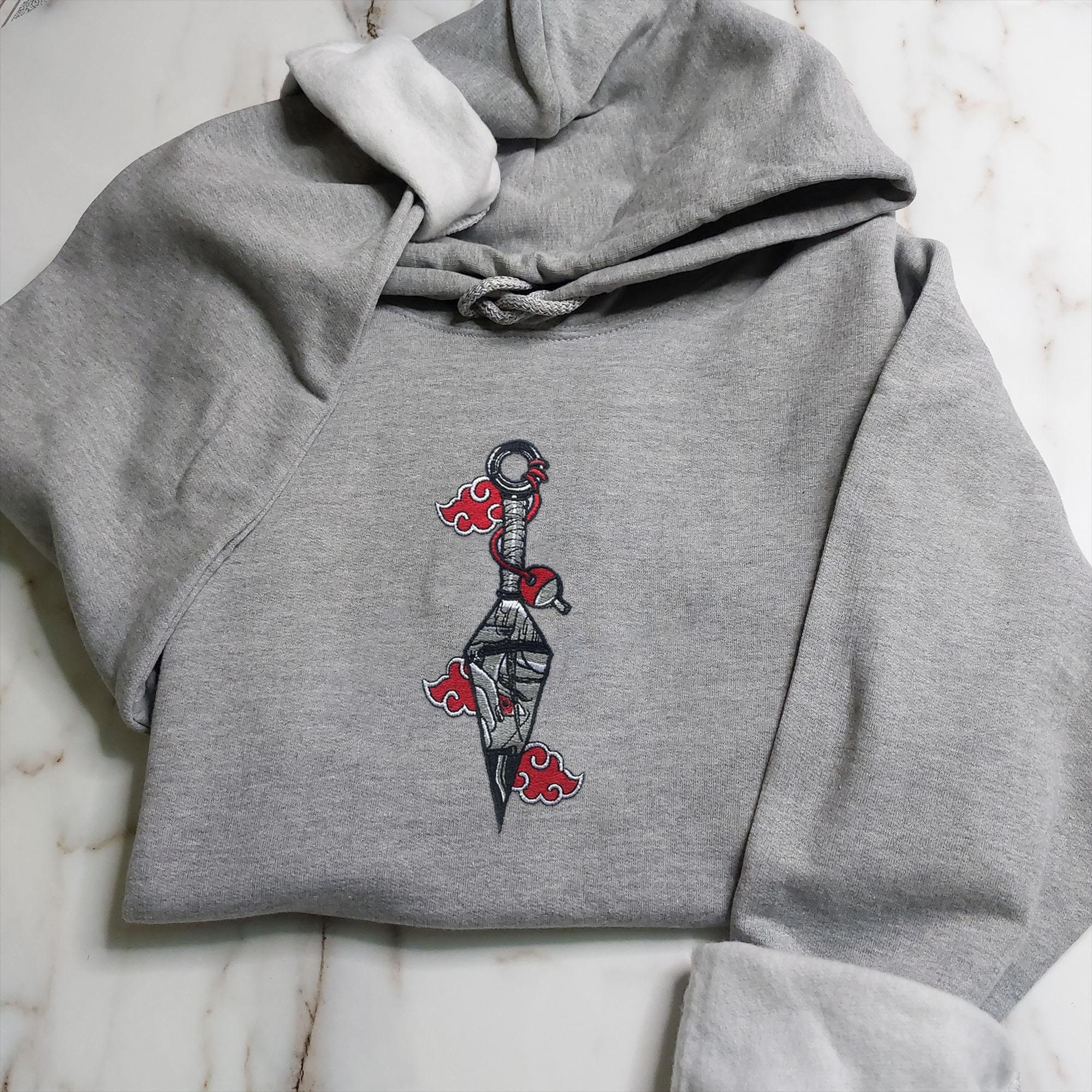 Anime Embroidered Ninja Sweatshirt