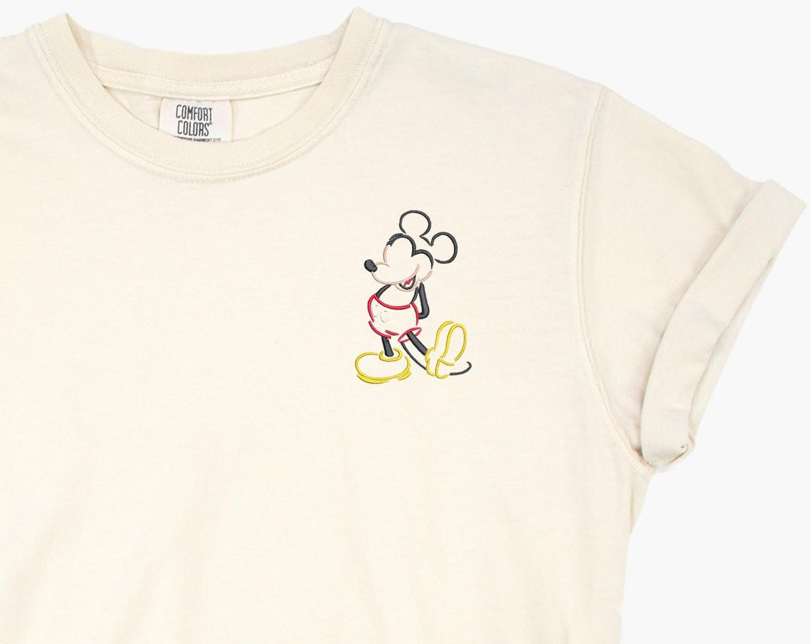 Mickey Embroidered Tshirt Fab 5 Shirt Mickey T Shirt Mouse Shirt Mickey Tshirt Disney Tshirt Womens Disney Shirt