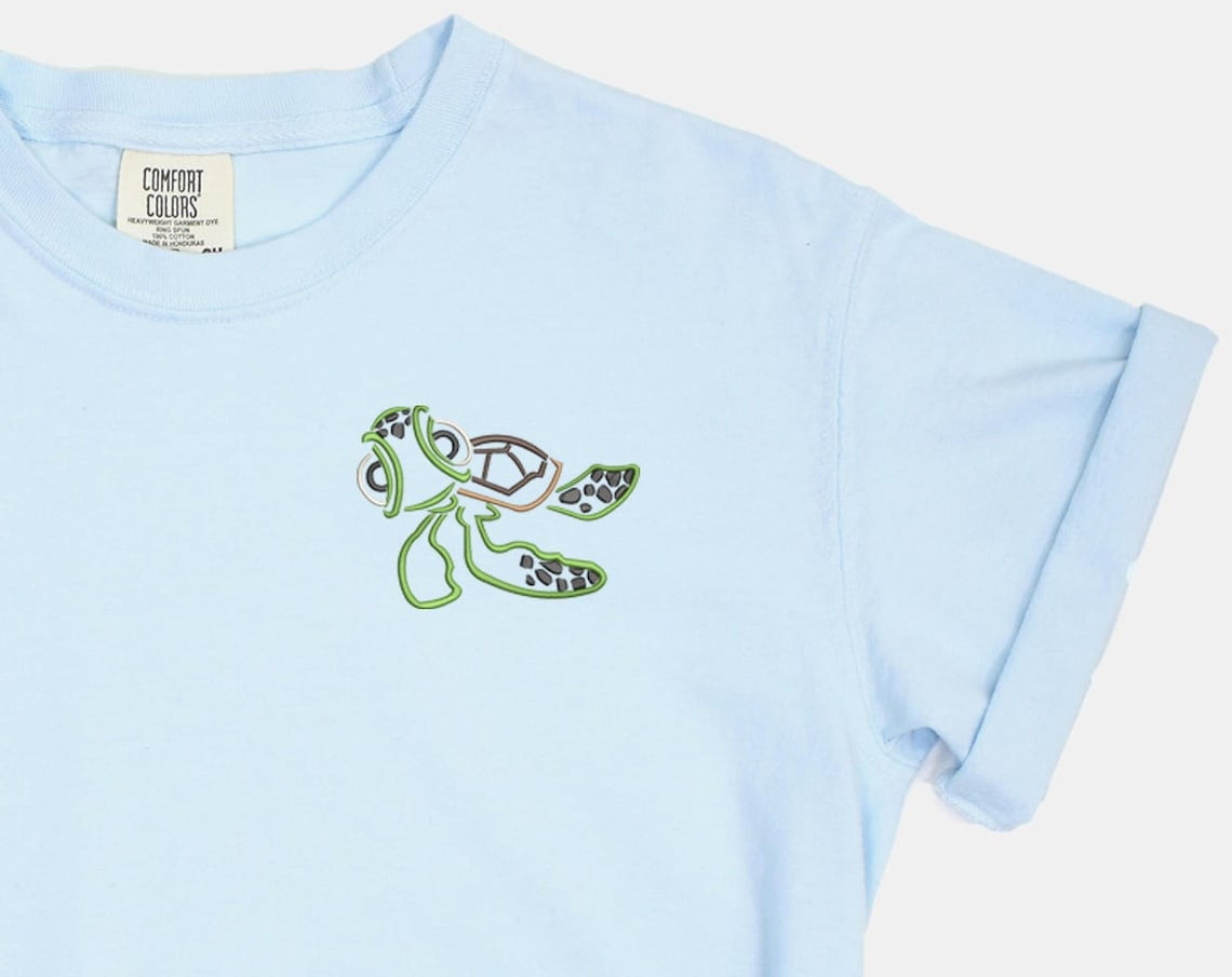 Squirt Embroidered Tshirt Epcot Embroidered Shirt Finding Nemo Shirt Sea Turtle Shirt Disney Shirt Disney Tshirt Womens Disney Shirt