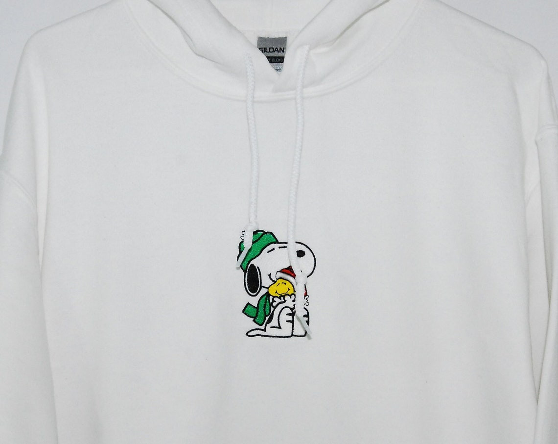 Snoopy And Woodstock From Charlie Brown Christmas Hoodie