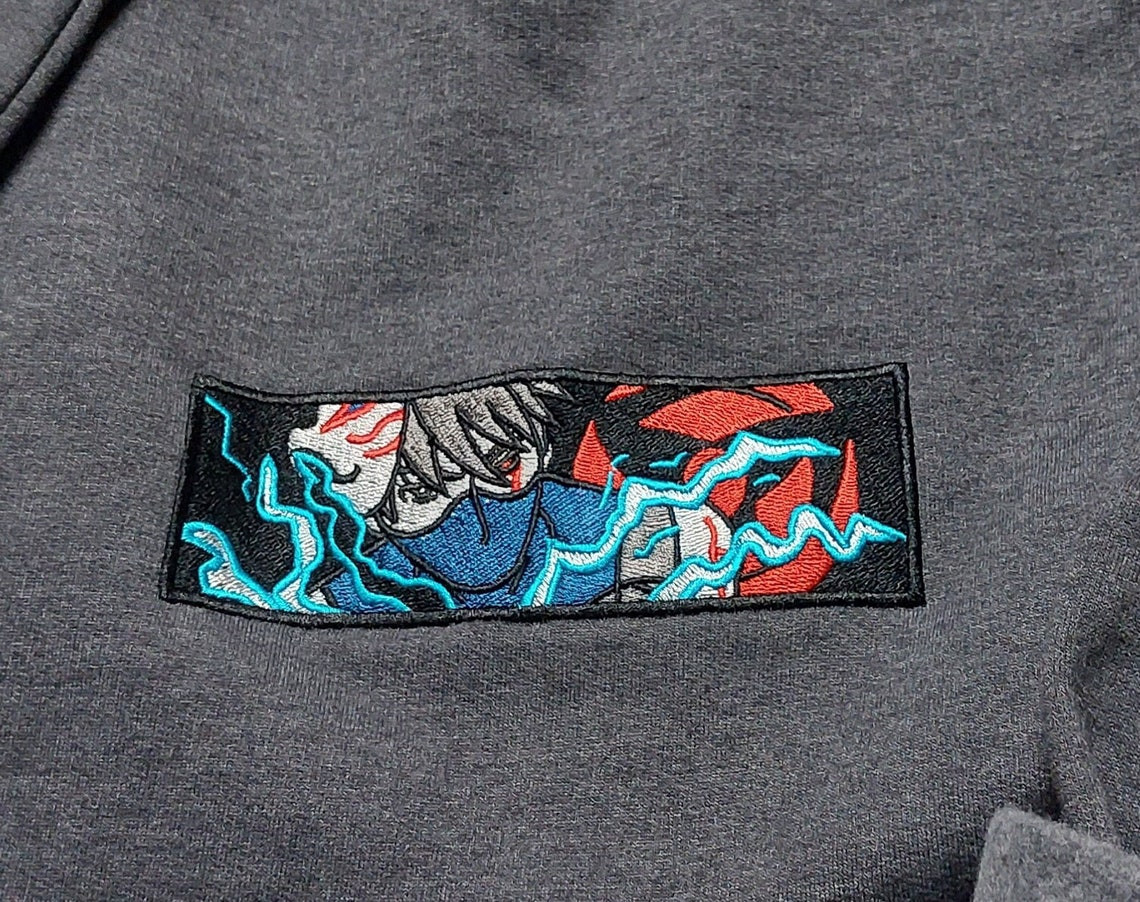 Embroidered Sweatshirt Embroidered Anime Sweater Anime Clothing Embroidered Shirt Anime Embroidery Embroidery Clothing