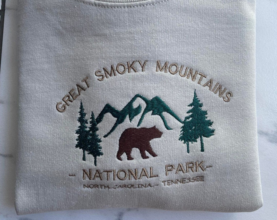 Great Smoky Mountain Embroidered Sweater