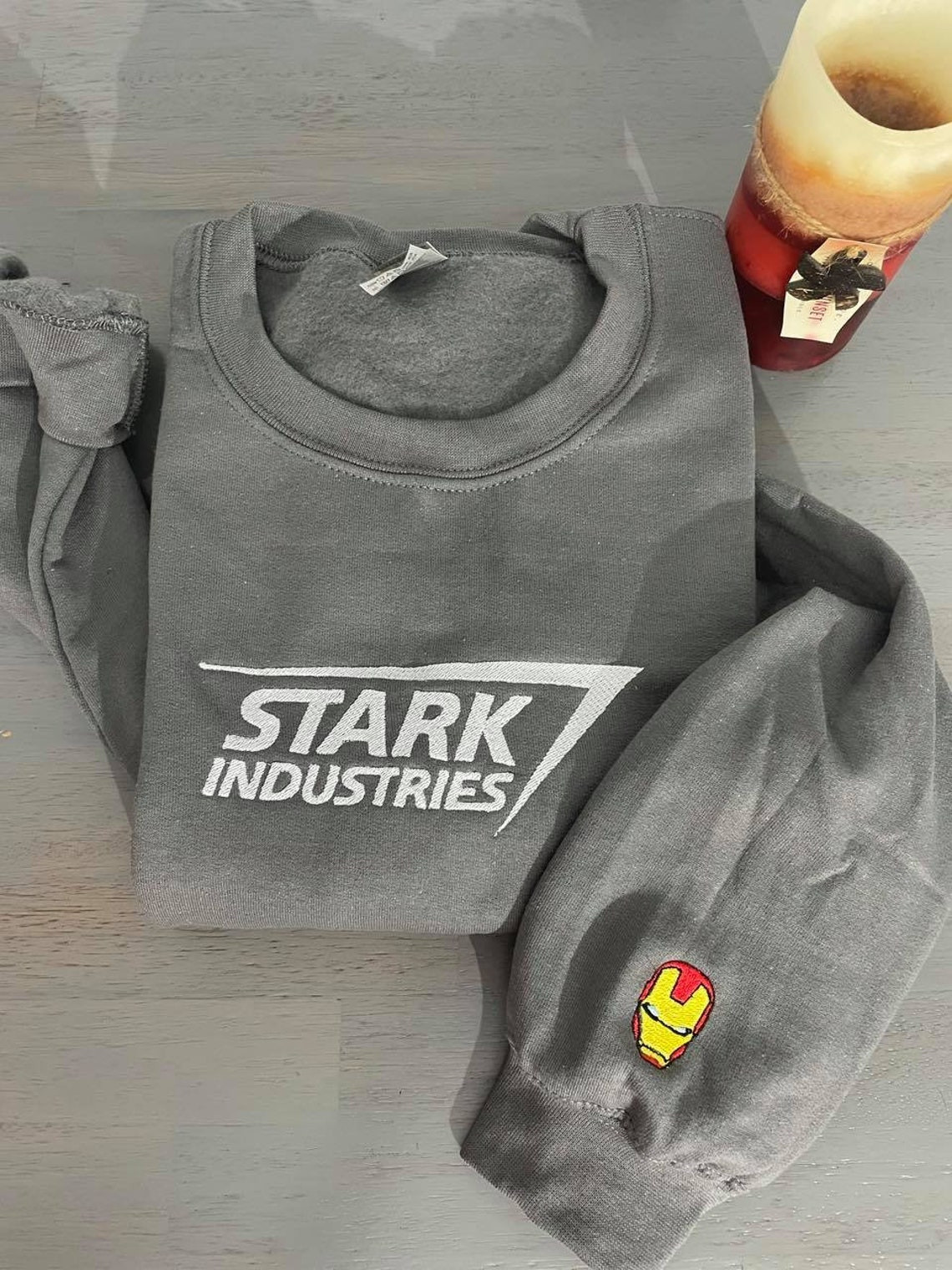 Stark Industries Embroidered Sweatshirt