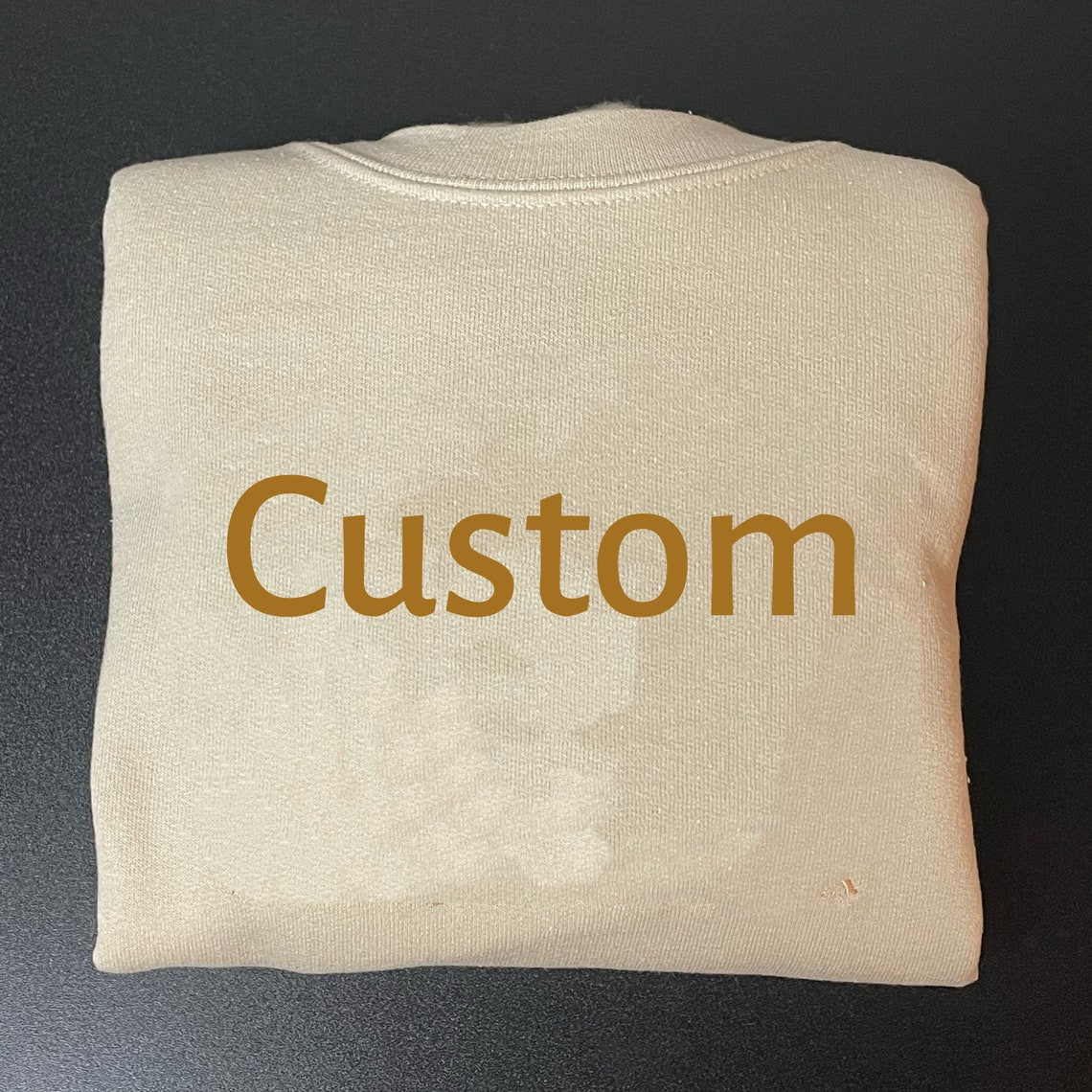 Custom Embroidered Crewneck Crew Sweatshirt Personalized Sweatshirt