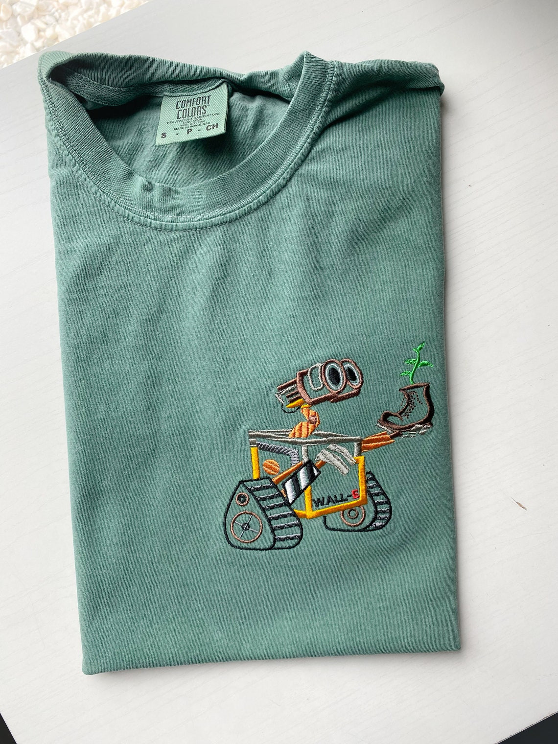 Wall E Embroidered Shirt Disney Wall E Embroidered T Shirt Disney World Shirt Disneyland Shirt