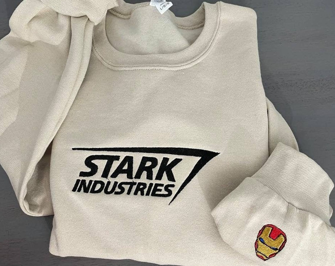 Stark Industries Embroidered Sweatshirt