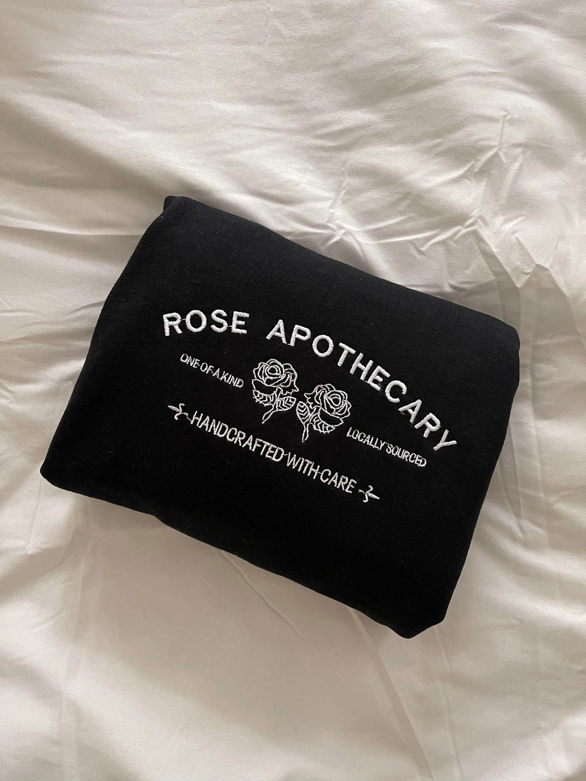 Rose Apothecary Embroidered Sweatshirt