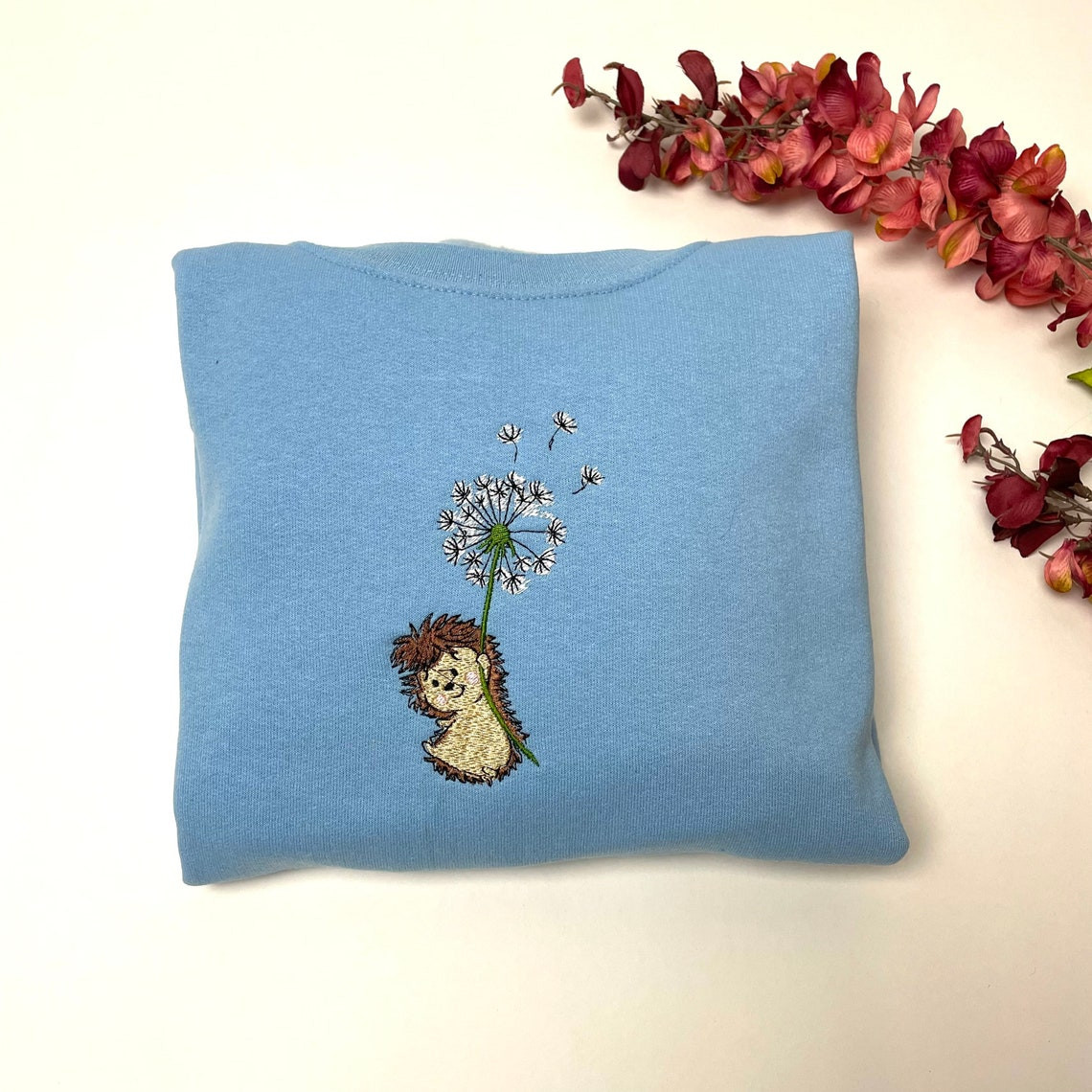 Hedgehog Embroidered Sweatshirt