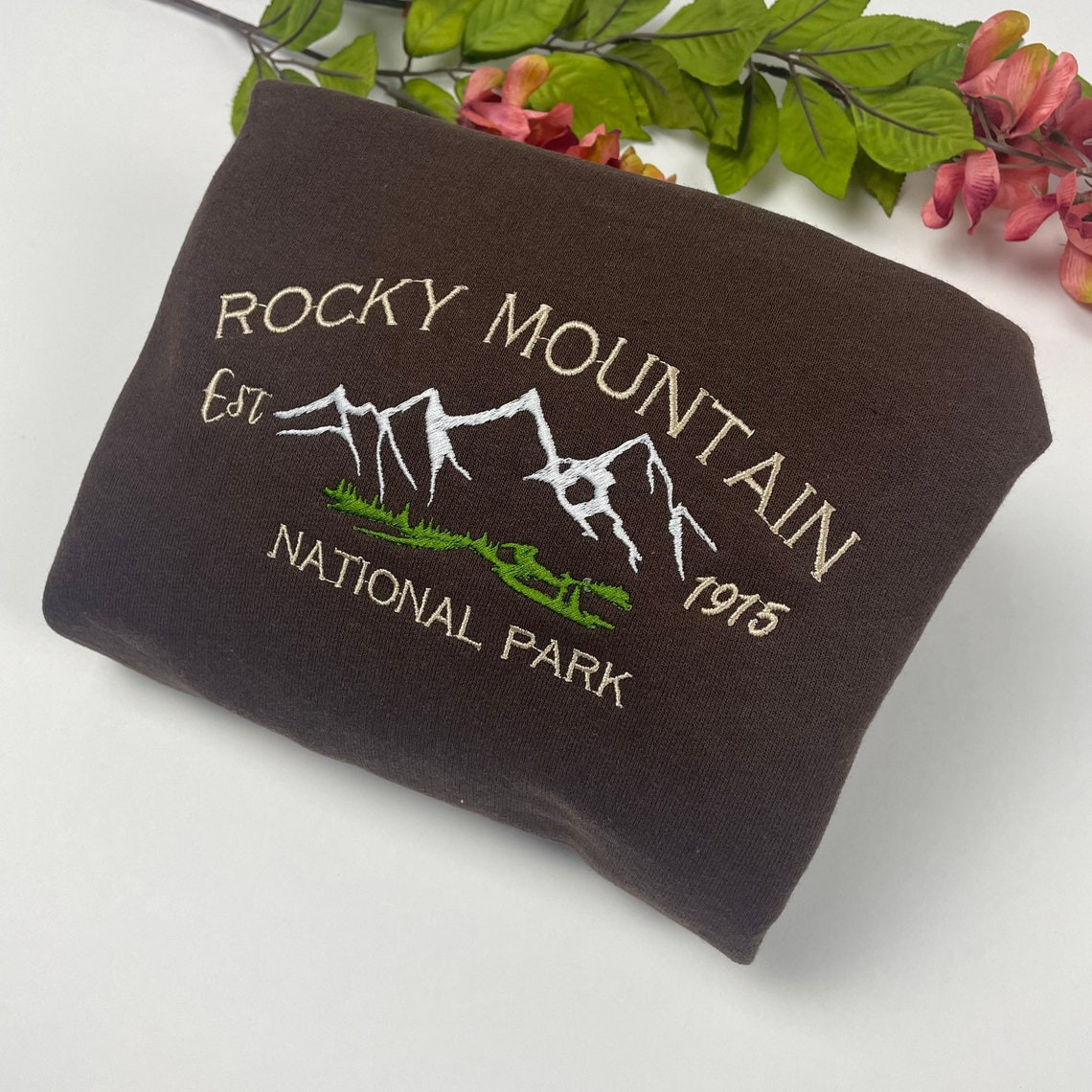 Rocky Mountain National Park Embroidered Shirt Colorado