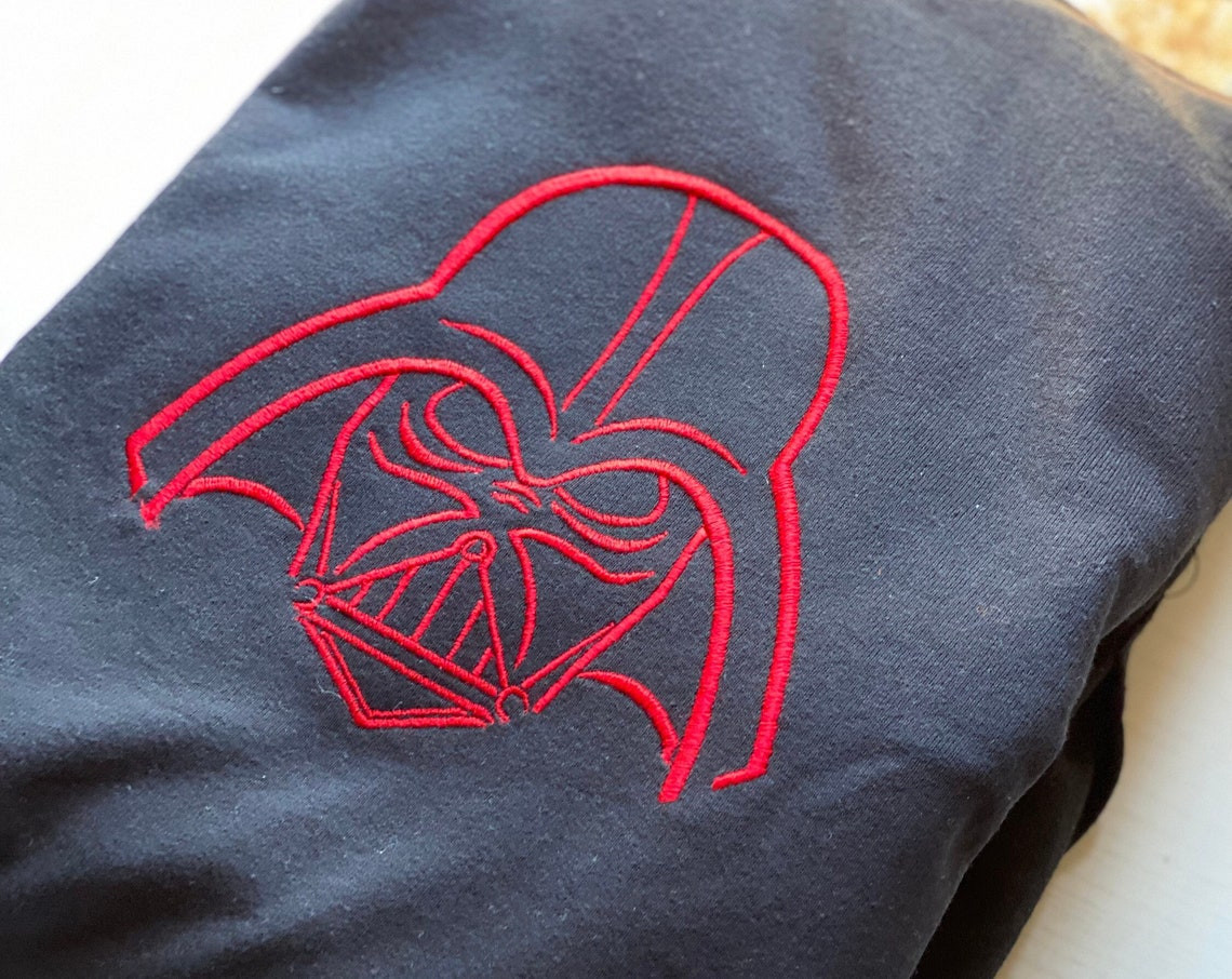 Embroidered Sweatshirt Disney Sweatshirt Darth Vader Star Wars Sweatshirt Disney World Galaxys Edge Disneyland Sweatshirt