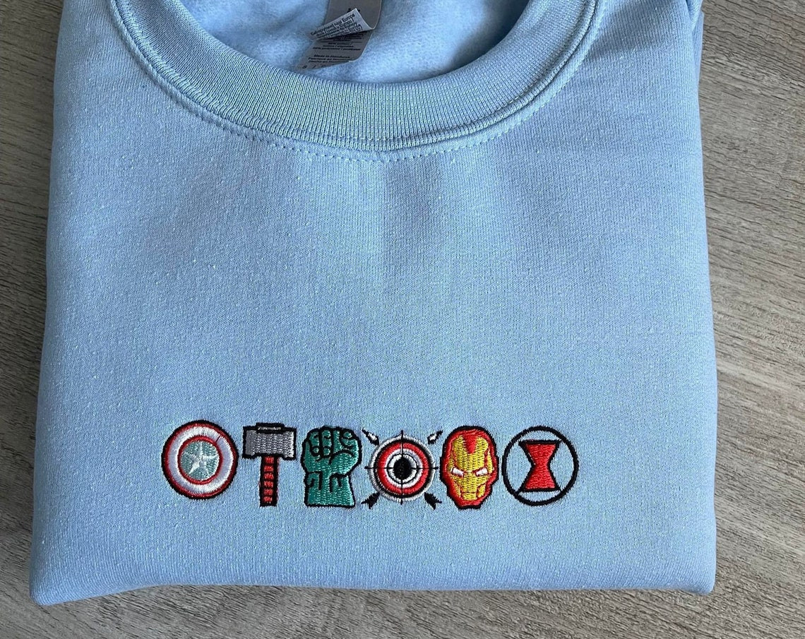 Avengers Embroidered Sweater