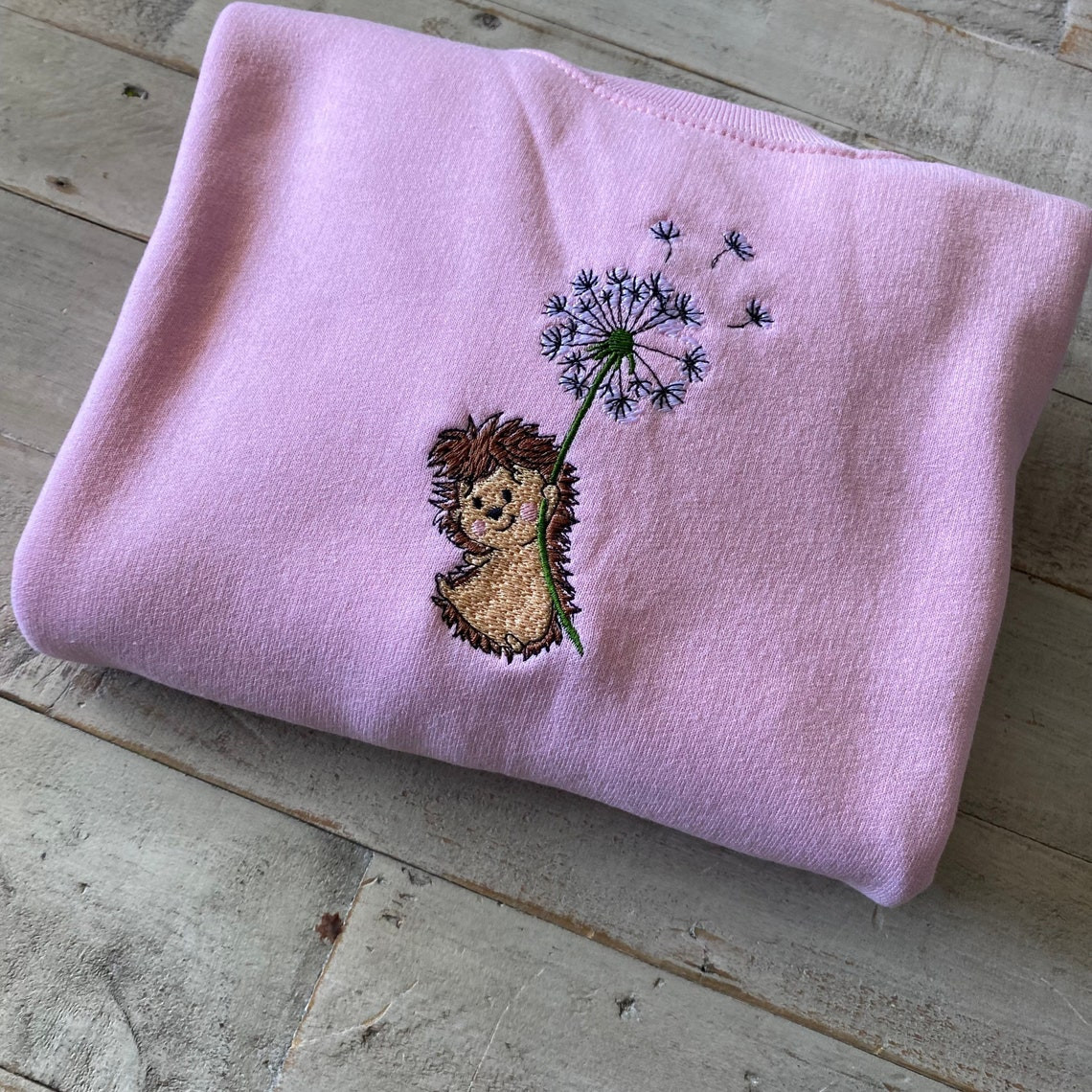 Hedgehog Embroidered Sweatshirt