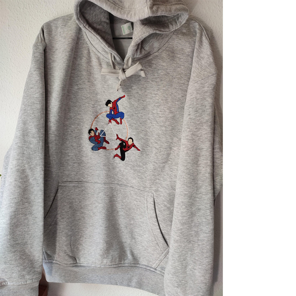 3 Spider Man No Way Home 2021 Embroidered Sweatshirt