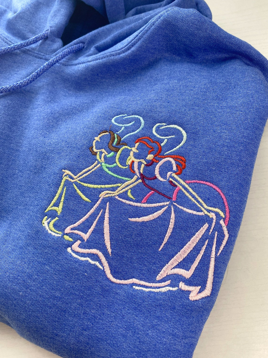 Cinderella Stepsisters Embroidered Sweatshirt Hoodie Disney World Disneyland Embroidered Crewneck