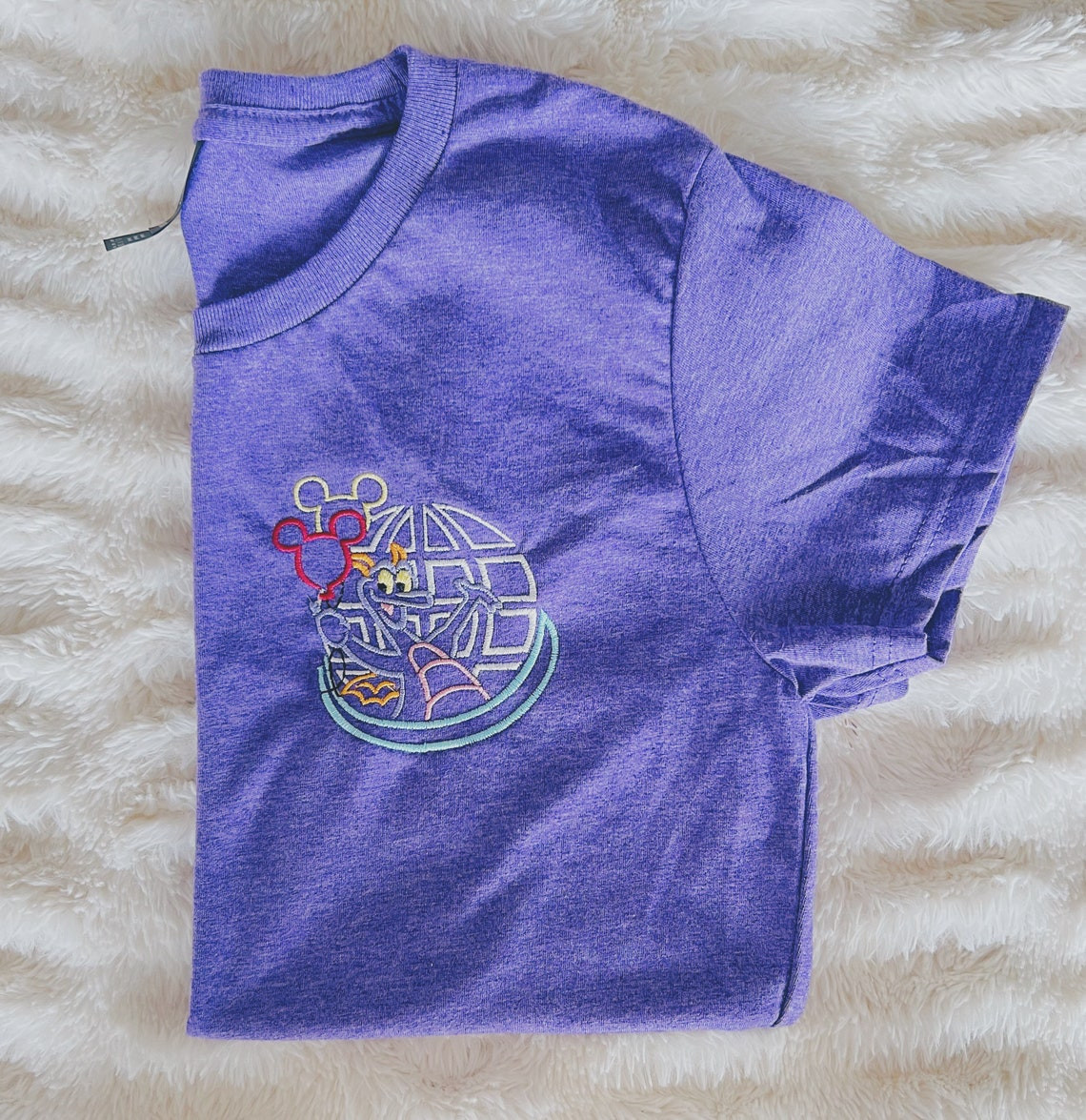 Figment Epcot Embroidered Tee Embroidered T-Shirt